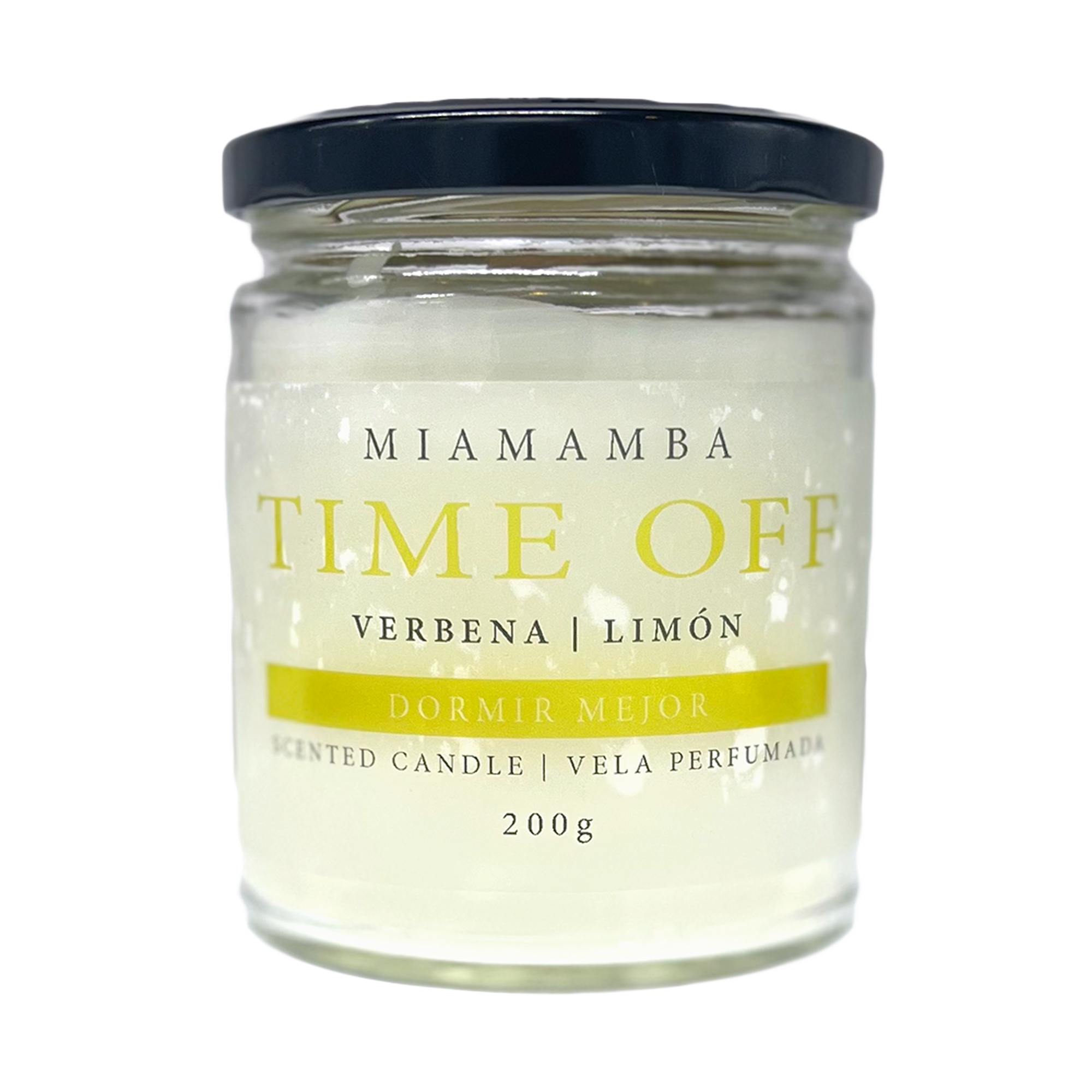 Vela Refrescante de Verbena y Limón TIME OFF (200g)