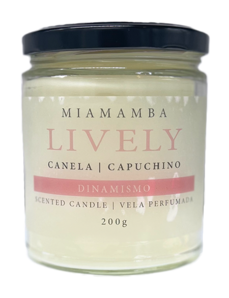 Vela Reconfortante de Maple, Canela y Capuchino LIVELY (200g)